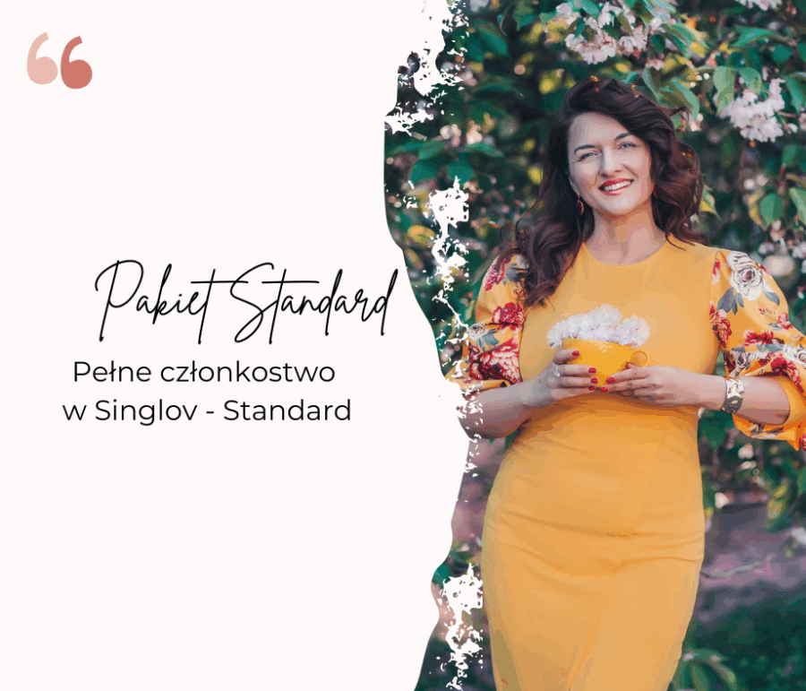 Pełne członkostwo w Singlov - Pakiet Standard